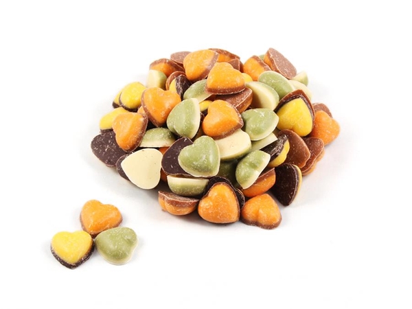 Chocolade mini hartjes